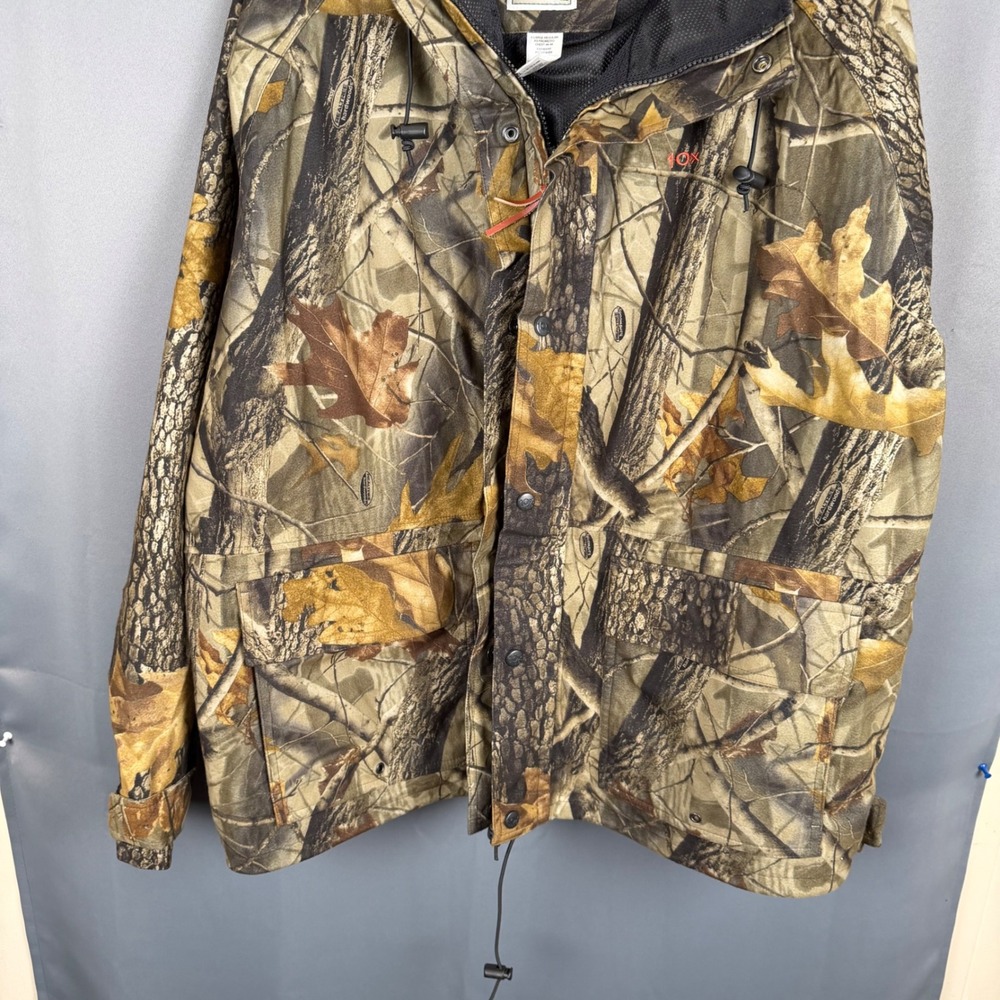 10x Mens Realtree Hardwoods Camo Jacket Hooded Hunting Coat XL X32080HW - Picture 5 of 8